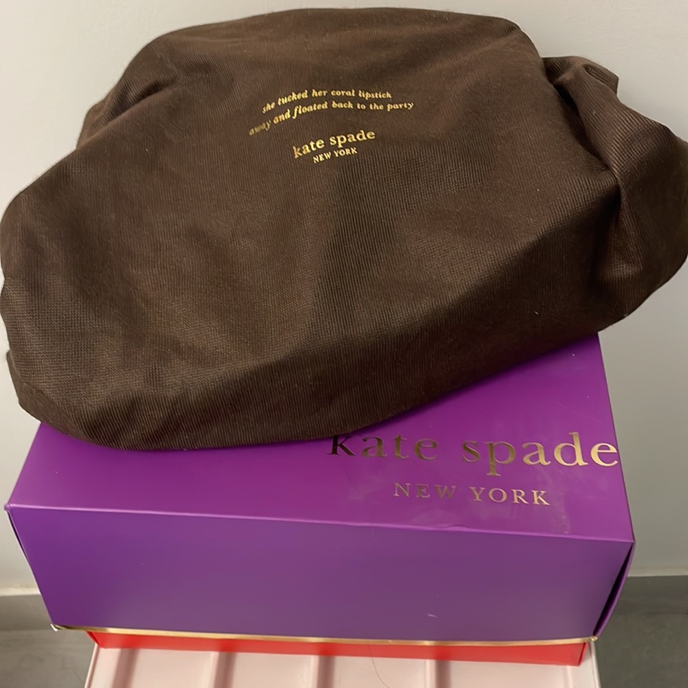 KATE SPADE forest green leather satchel - Picture 8 of 9
